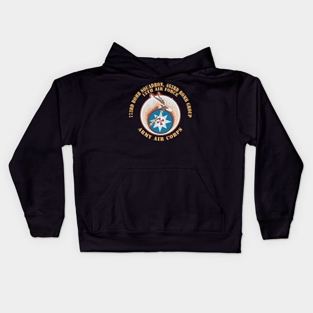 773rd Bomb Squadron, 463rd Bomb Group - 15th AF X 300 Kids Hoodie by twix123844